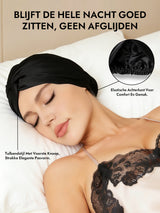 [Zwart] SilkSilky-NL Slaapmutsen 006
