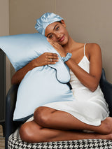 [Lichtblauw] SilkSilky-NL 19Momme Pure Silk Pillowcase Set 001