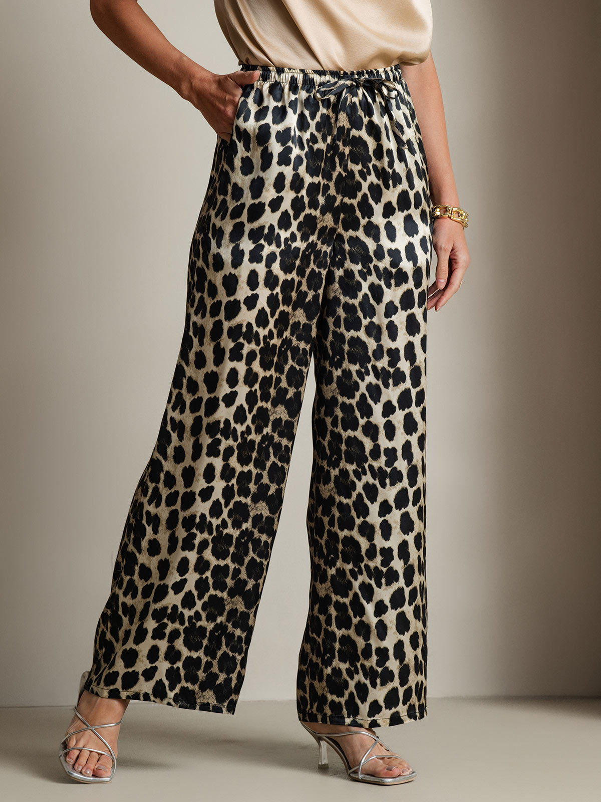 [Leopard] SilkSilky-NL Womens Pants 004