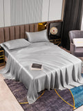 SilkSilky NL 22Momme Pure Silk Bedding Set Zilver 002