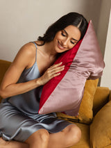 [MauveOrchidee+Wijn] SilkSilky-NL 22Momme Pillowcase 002