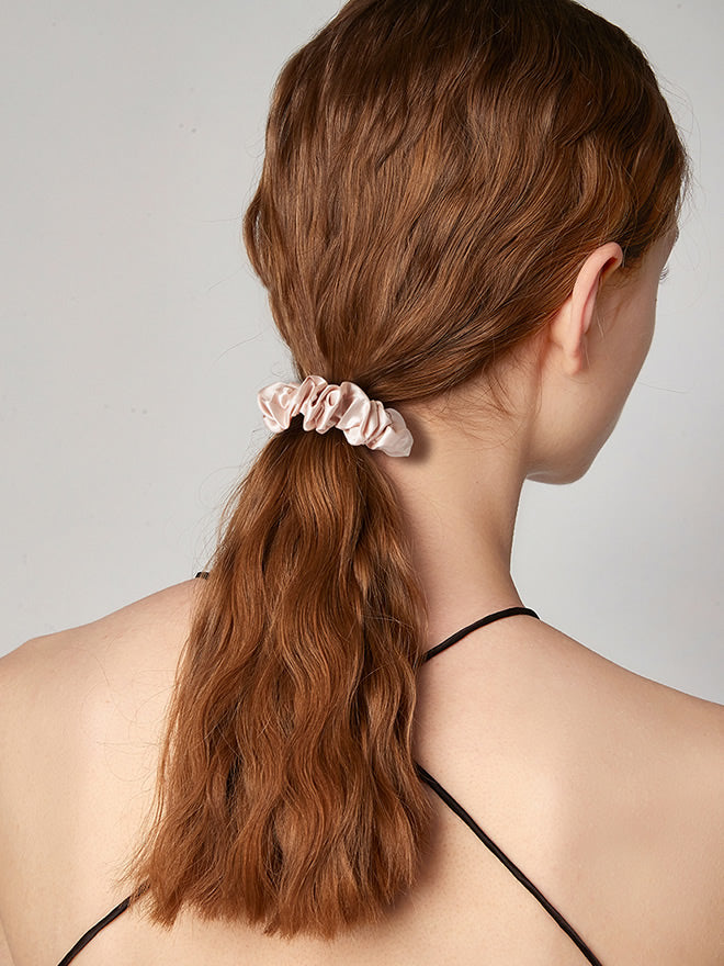 [Lichtroze] SilkSilky-NL 19Momme Scrunchie 005