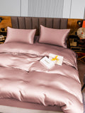 SilkSilky NL 22Momme Pure Silk Bedding Set BleekMauve 005