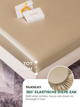 [Beige] SilkSilky-NL 19Momme Sheet 004