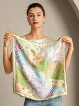[P100] SilkSilky-NL Zijde Scarf 004,