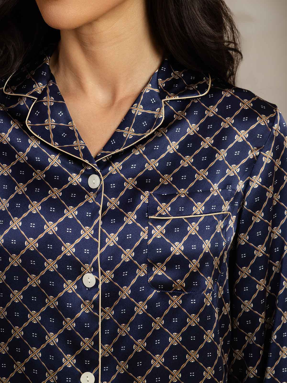 [Marine Ketting] SilkSilky-NL Womens Pajamas 006