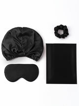 [Zwart] SilkSilky-NL 22Momme Pure Silk Pillowcase Set 001