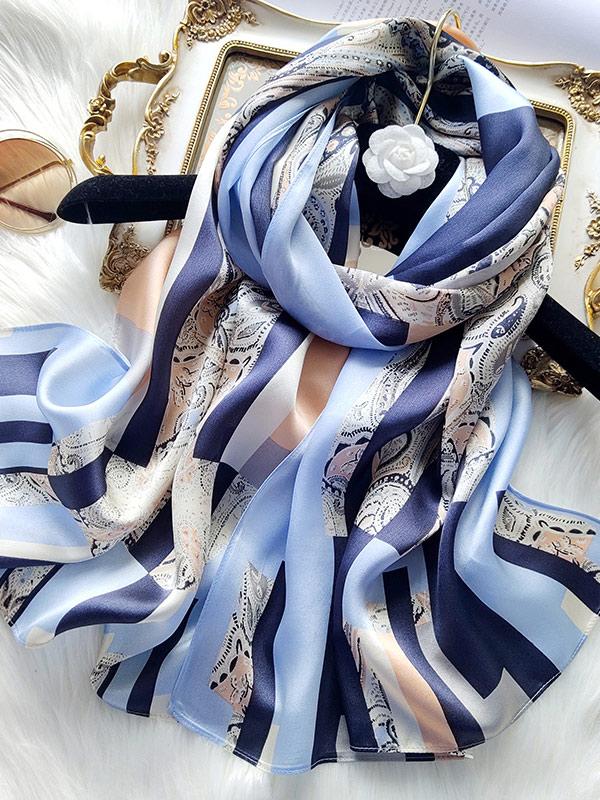 [P089] SilkSilky-NL Pure Silk Scarf 001