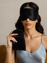 [Zwart] SilkSilky-NL Oogmasker 004