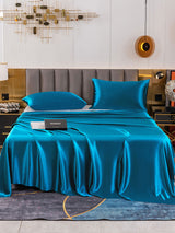 [Koningsblauw] SilkSilky-NL 19Momme Bedding Set 002