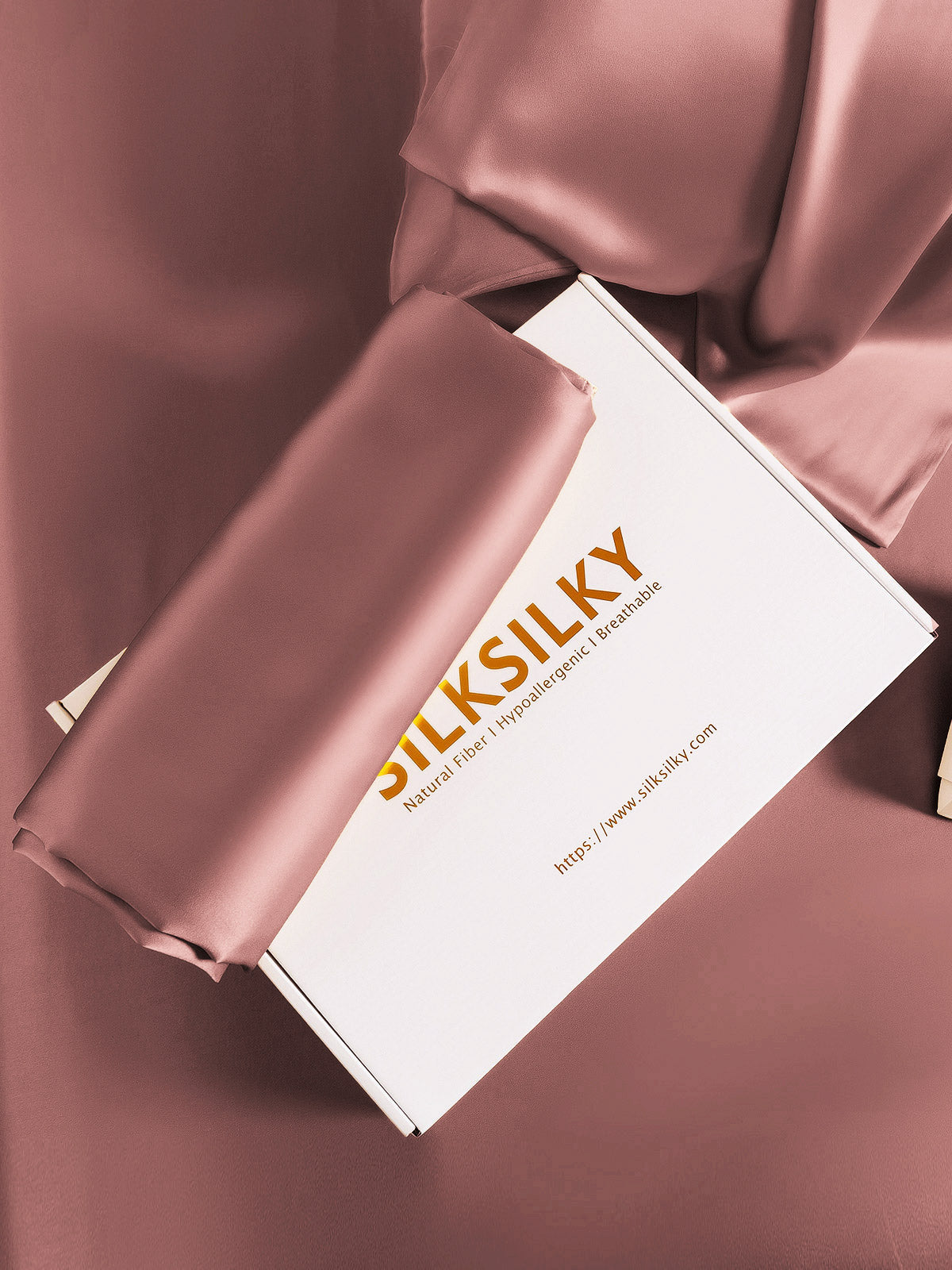 [Bleek Mauve] SilkSilky-NL 22Momme Pure Silk Pillowcase 007