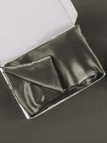 SilkSilky NL 22Momme Pure Silk Pillowcase Donkergrijs 007