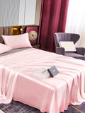 SilkSilky NL 22Momme Pure Silk Bedding Set Roze 004