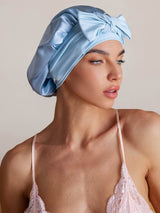 [Hemelsblauw] SilkSilky-NL Slaapmutsen 001