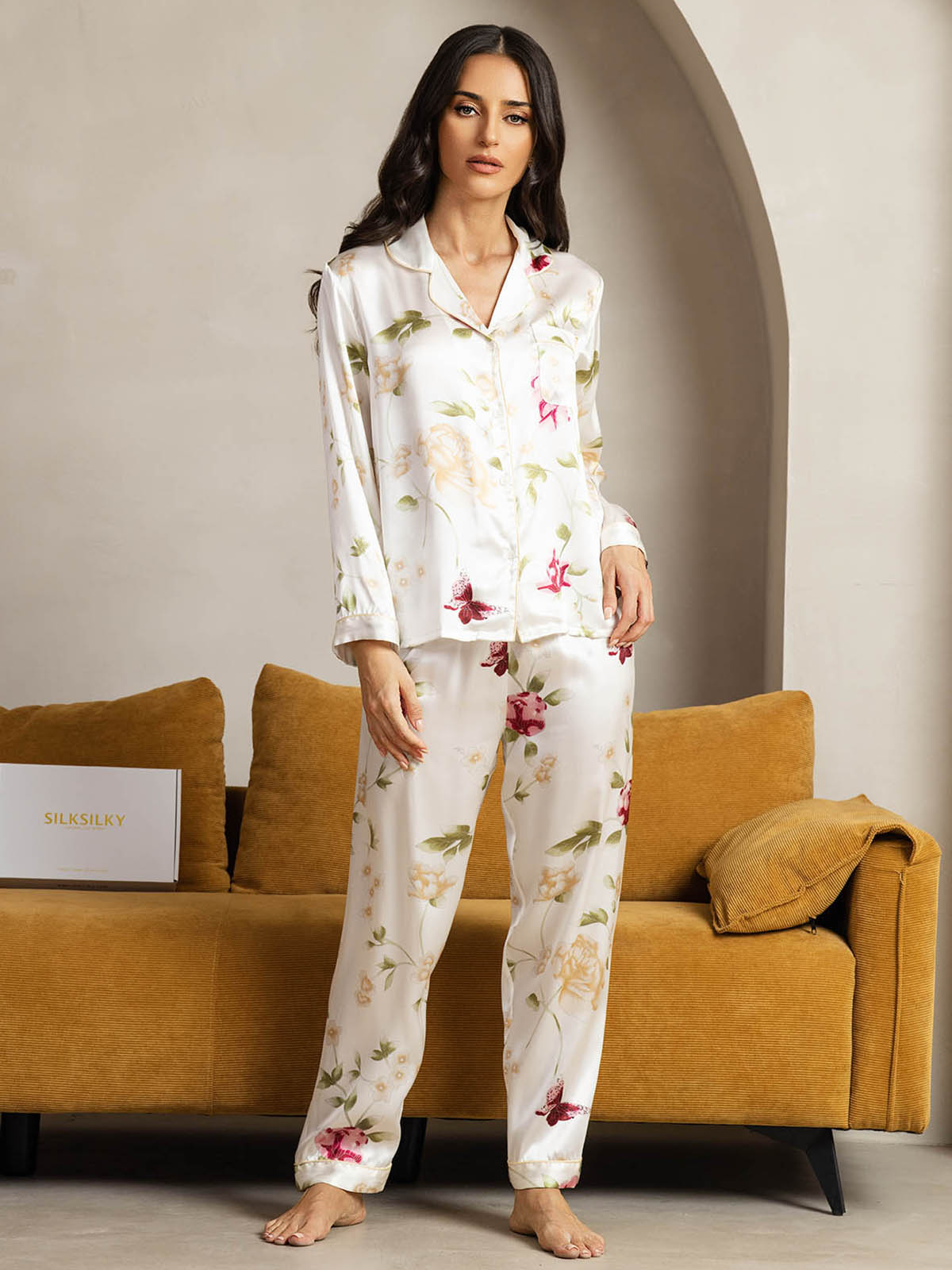 [Ivoorbloem] SilkSilky-NL Womens Pajamas 001