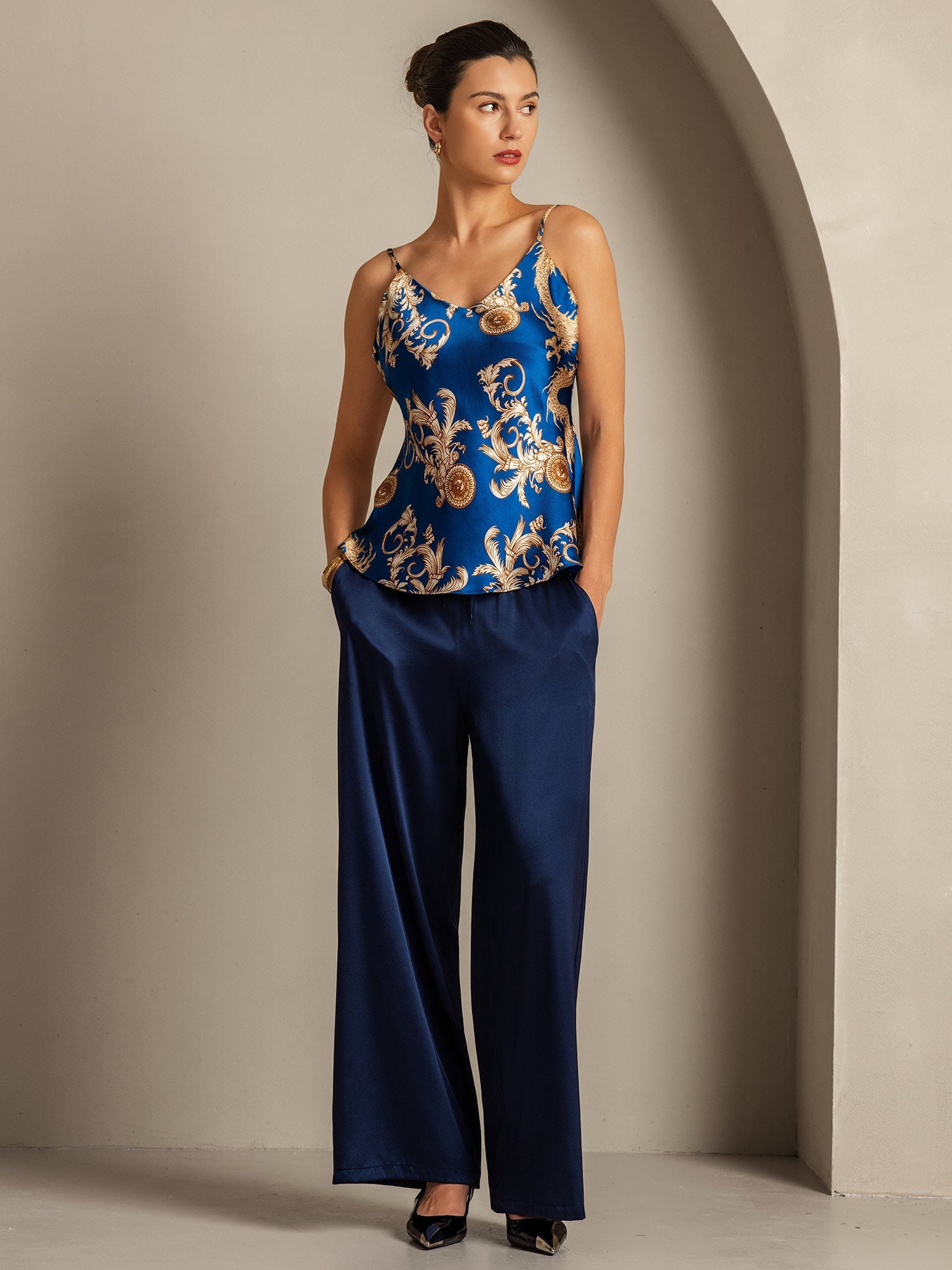 [Navy Draak] SilkSilky-NL Camisoles 008