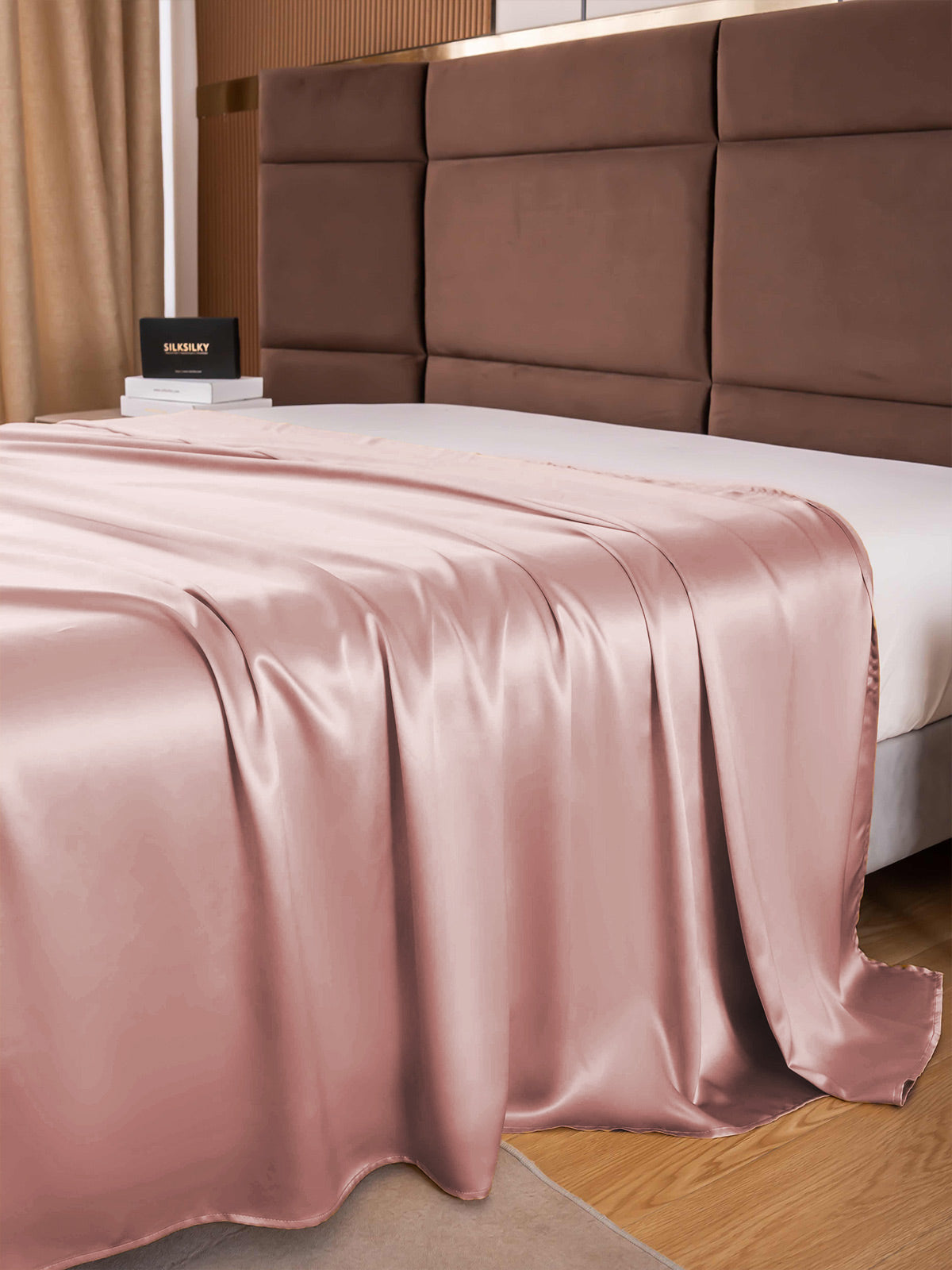 [Bleek Mauve] SilkSilky-NL 19Momme Sheet 002