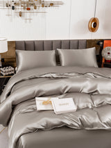 [Grijs] SilkSilky-NL 19Momme Bedding Set 005