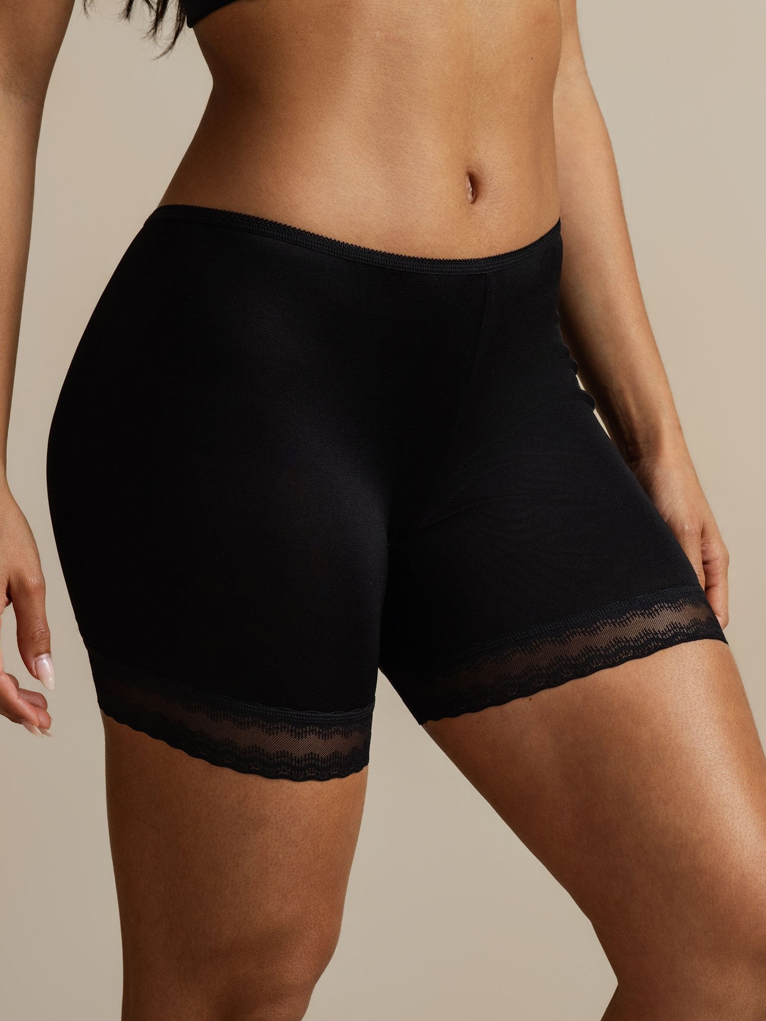 [Zwart] SilkSilky-NL Zijde Panty 006,