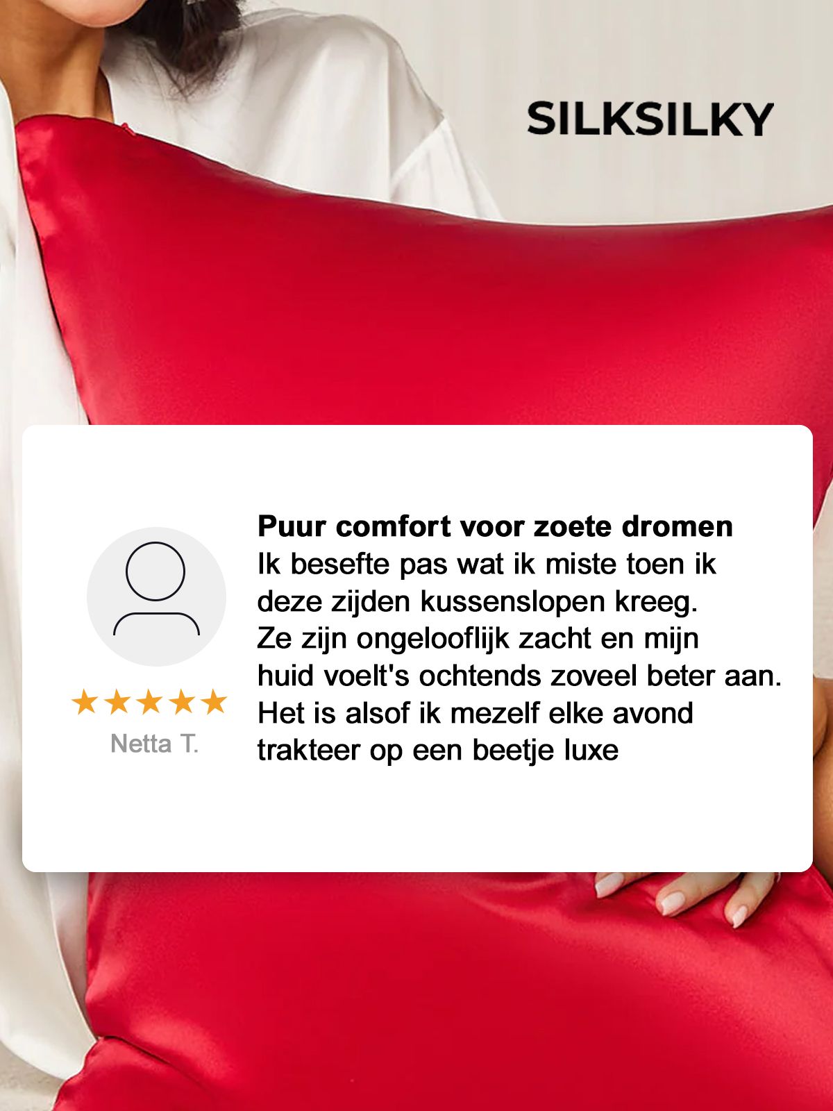 [Koningsblauw] SilkSilky-NL 22Momme Pure Silk Pillowcase 003