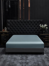 [Grijsachtig Blauw] SilkSilky-NL 22Momme Sheet 001