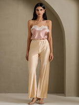 [Toscane] SilkSilky-NL Spaghetti Strap V Neck Cami-Top 007