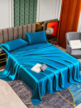 [Koningsblauw] SilkSilky-NL 25Momme Bedding Set 005