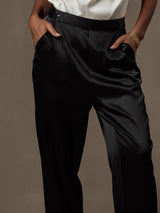 [Zwart] SilkSilky-NL 19Momme Zijde Womens Pants 003