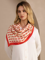 [Beige Kers] SilkSilky-NL Scarf 002