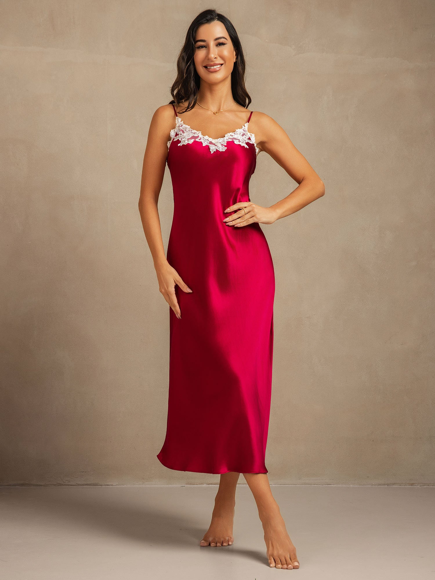 [Wijn] SilkSilky-NL 19Momme Dress 006