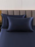 SilkSilky NL 22Momme Pure Silk Pillowcase Donkerblauw 001