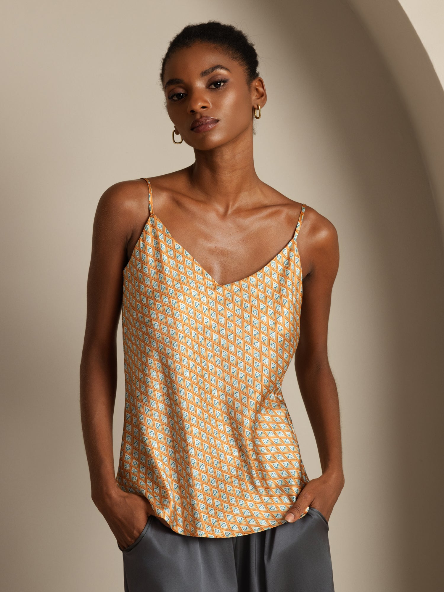 [Floral] SilkSilky-NL Camisoles 001