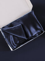 [Donkerblauw] SilkSilky-NL 30Momme Pillowcase 006