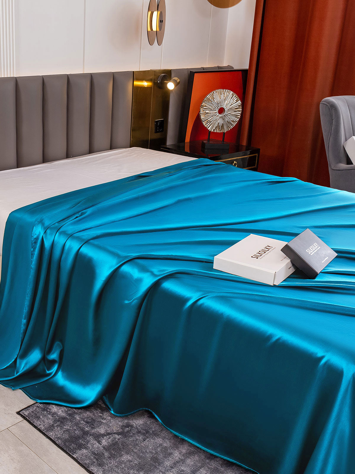 [Koningsblauw] SilkSilky-NL 19Momme Sheet 004