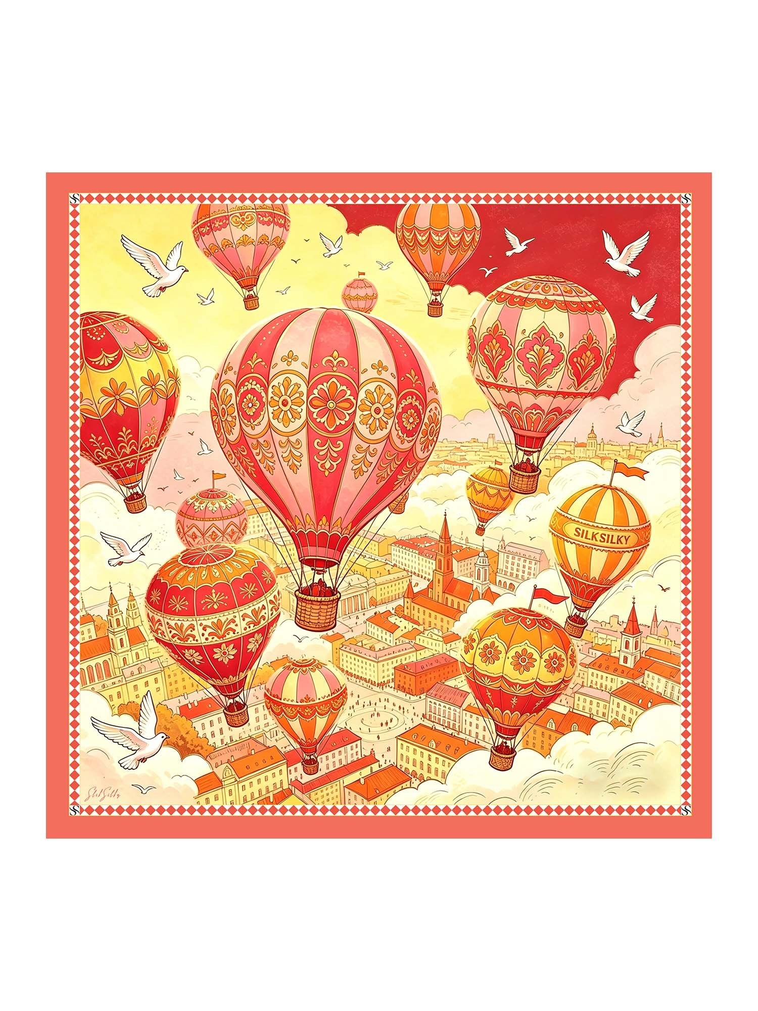 [Gele Ballon] SilkSilky-NL Scarf 001