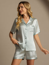 [Lichtblauw] SilkSilky-NL Womens Pajamas 001,