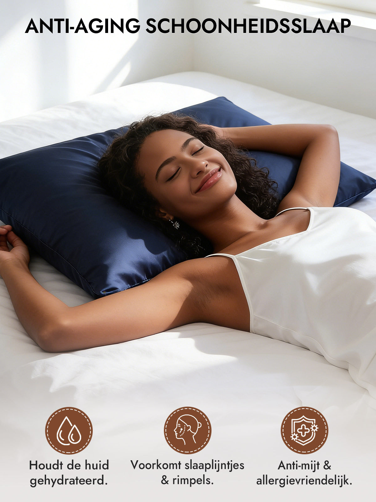 [Donkerblauw] SilkSilky-NL 30Momme Pillowcase 003