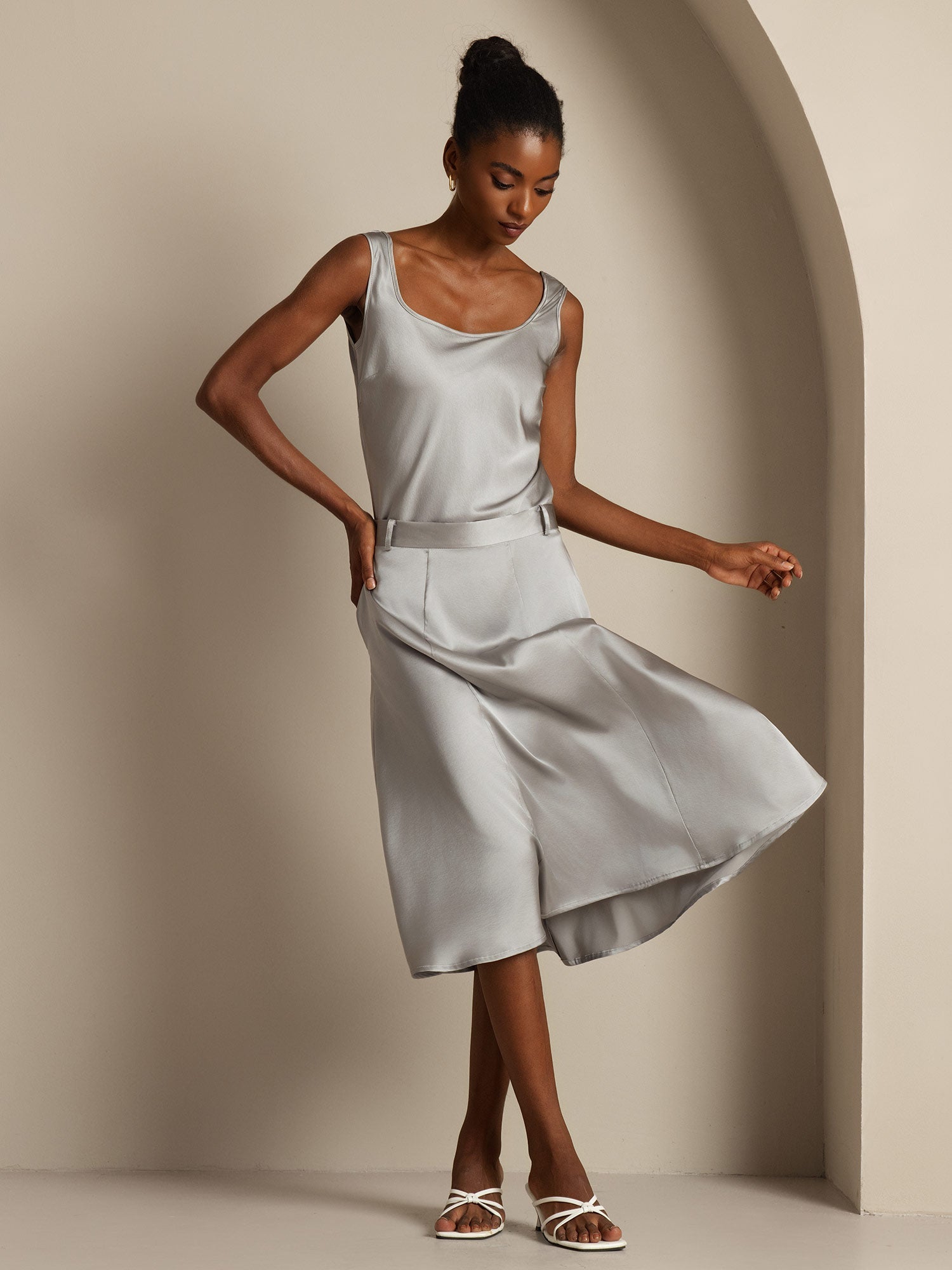 [Griffin Grijs] SilkSilky-NL 19Momme Zijde Camisoles 006,