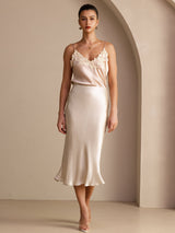 [Beige] SilkSilky-NL Rok 005