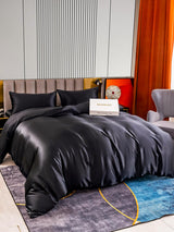 [Zwart] SilkSilky-NL 22Momme Bedding Set 002