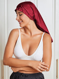 SilkSilky NL Pure Silk Sleep Cap Wijn 003