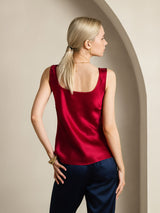 [Wijn] SilkSilky-NL Sleeveless Cami-Top 002