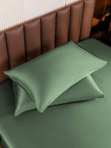[Grijsachtig Groen] SilkSilky-NL 30Momme Pillowcase 005