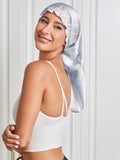 SilkSilky NL Pure Silk Sleep Cap Zilver 004