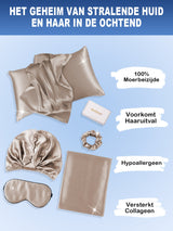 [Khaki] SilkSilky-NL 19Momme Pure Silk Pillowcase Set 002