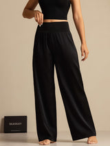 [Zwart] SilkSilky-NL 19Momme Zijde Womens Pants 005