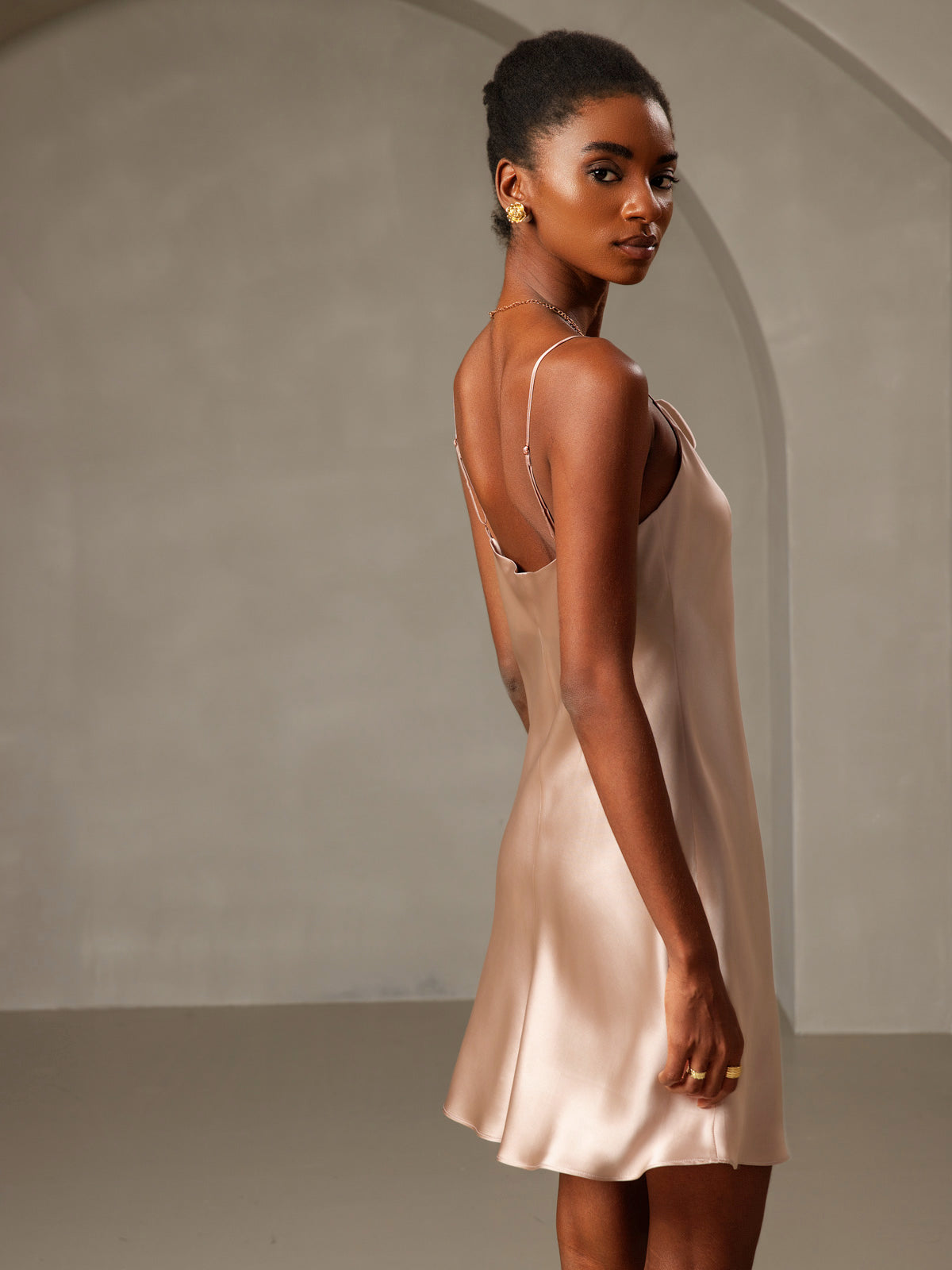 [Bleek Mauve] SilkSilky-NL Dress 002