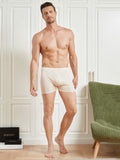 SilkSilky NL Zijde Gebreid Mens Underwear Beige 004