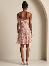 [Kers] SilkSilky-NL Spaghetti Strap V Neck Jurk 002
