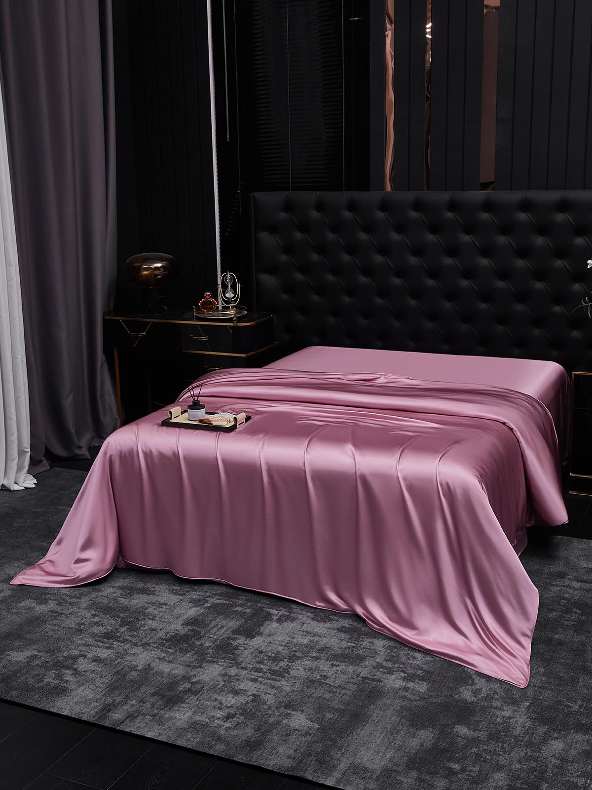[Mauve Orchidee] SilkSilky-NL 19Momme Duvet Cover 001